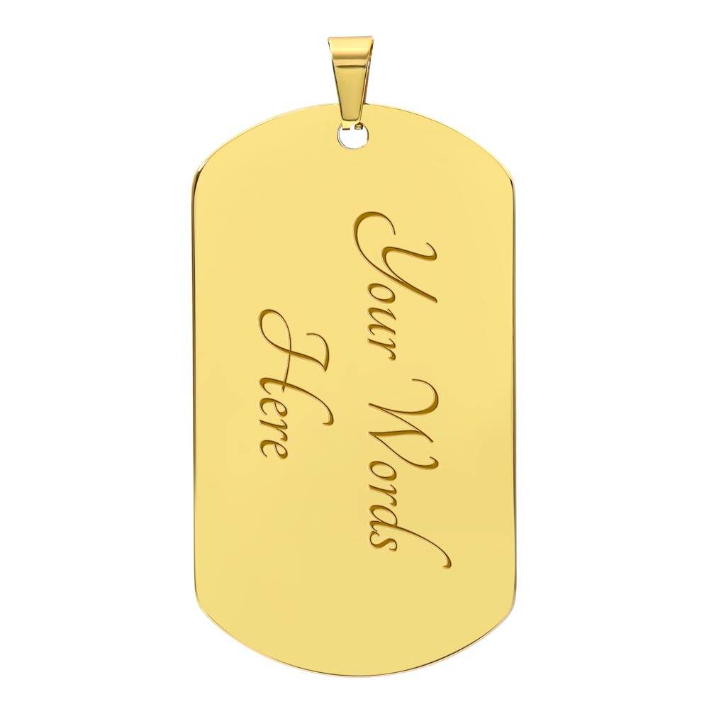 SPIRIT OF FAVOR,WISDOM,GREATNESS & EXCELLENCE MILITARY CHAIN