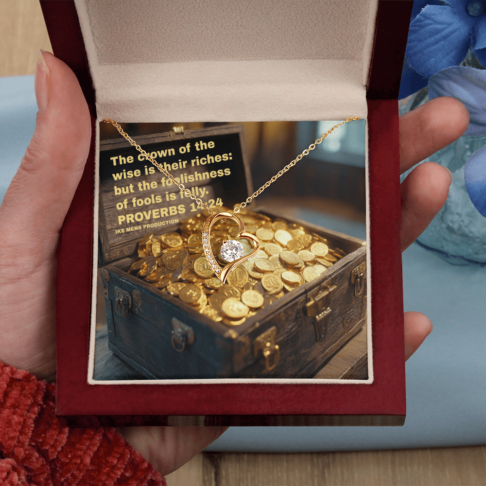 THE CROWN OF THE WISE Forever Love Necklace