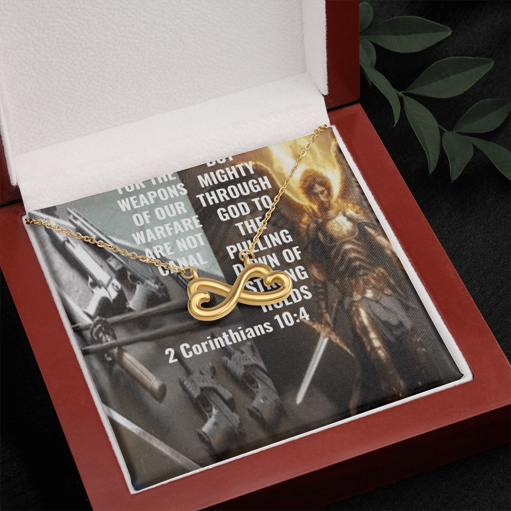 ENDLESS LOVE NECKLACE IN SCRIPTURE COLLAGE