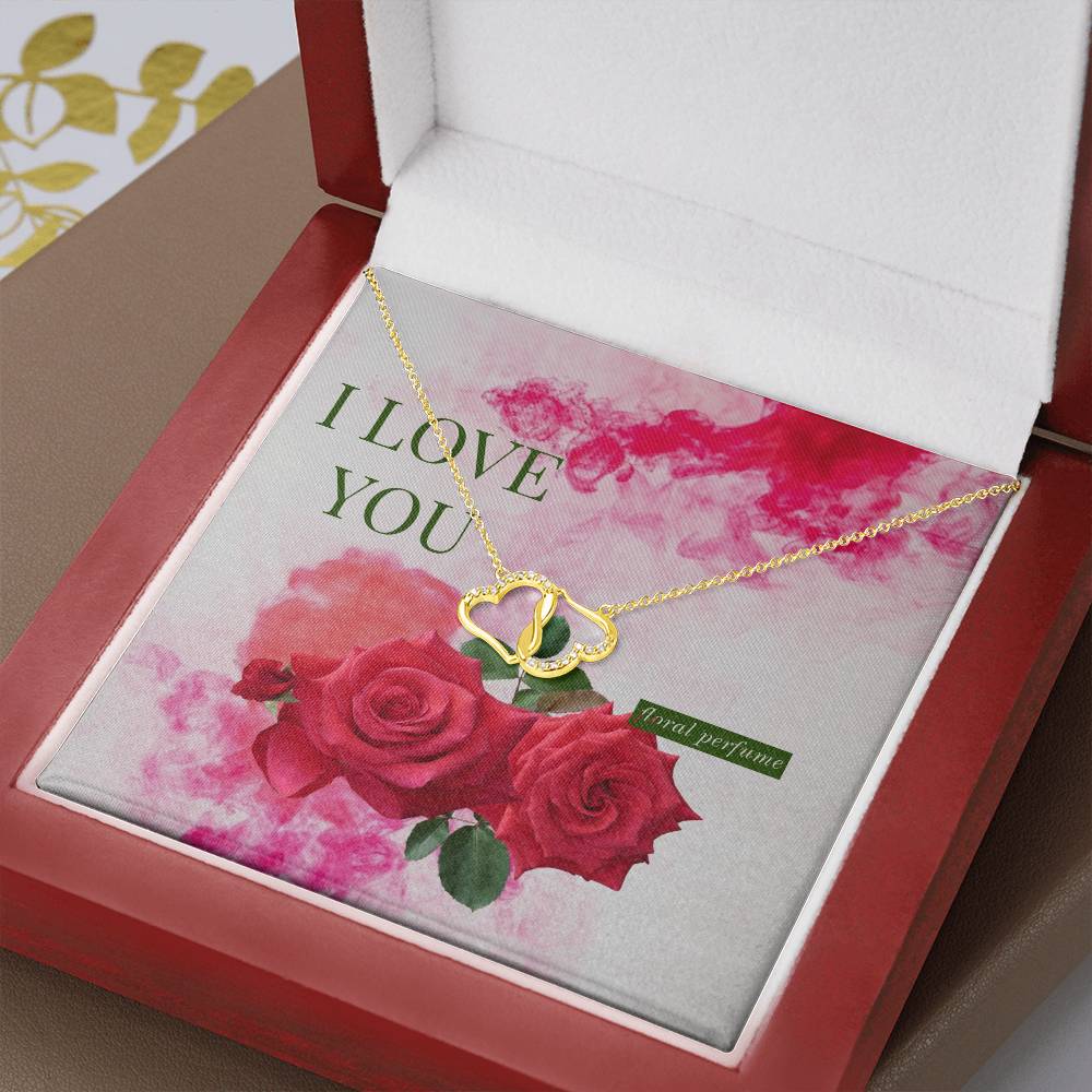 I LOVE YOU Everlasting Love necklace