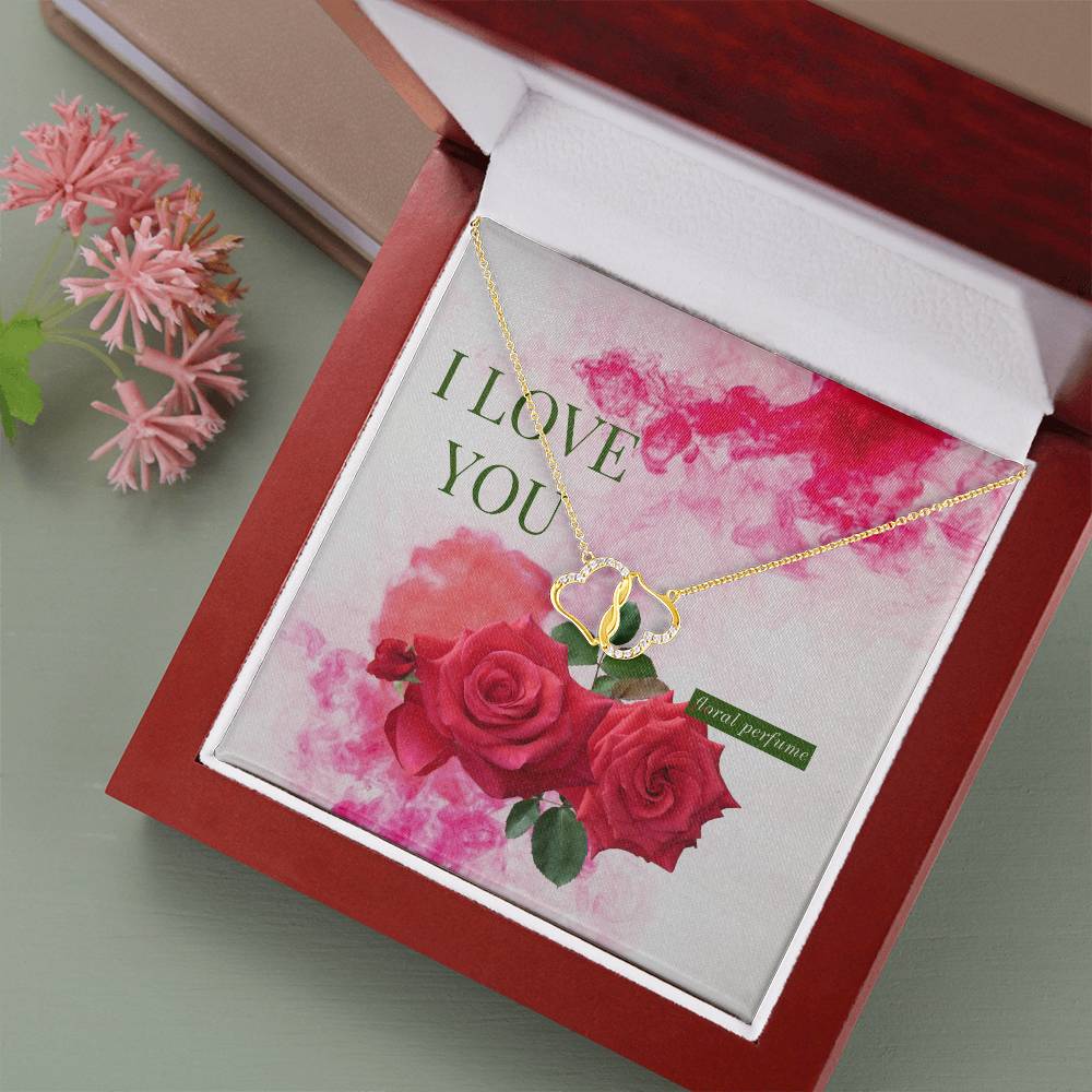I LOVE YOU Everlasting Love necklace