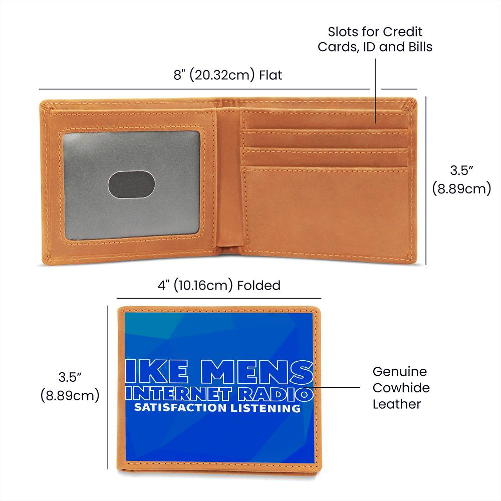 IKE MENS INTERNET RADIO LEATHER WALLET