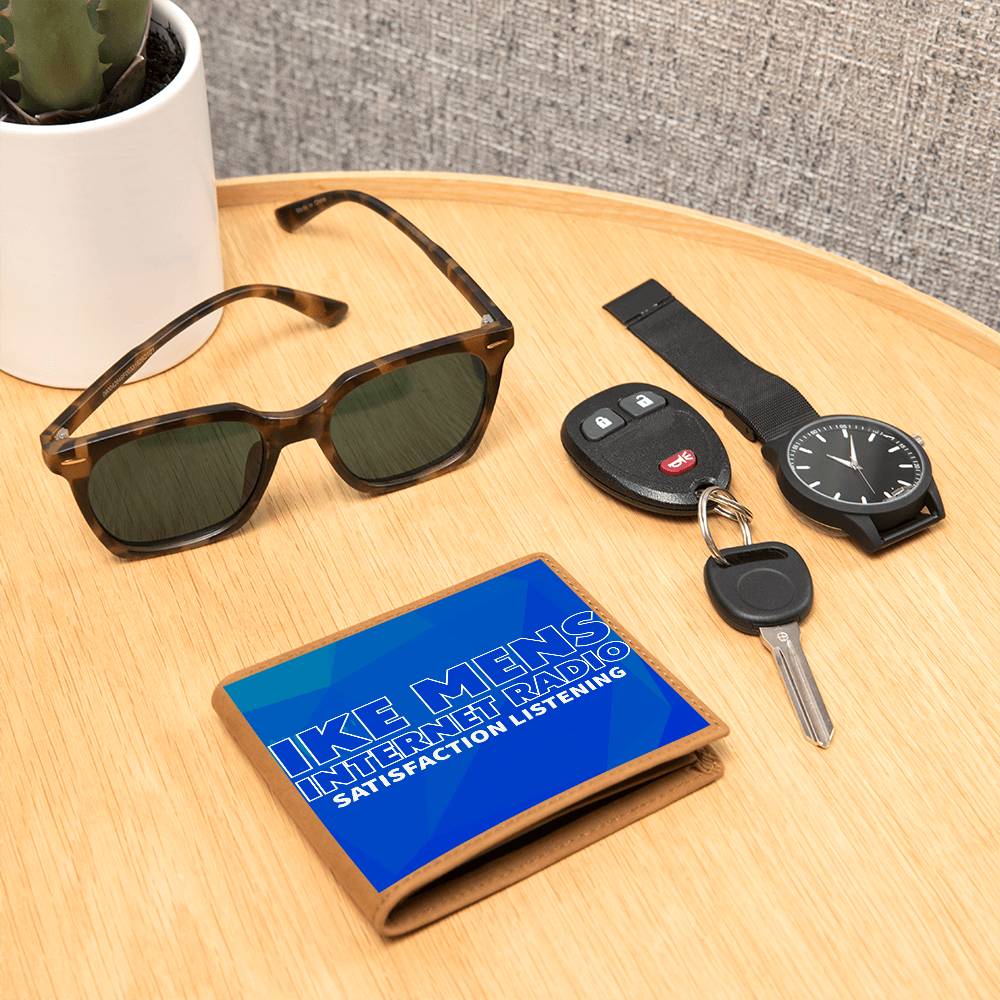 IKE MENS INTERNET RADIO LEATHER WALLET