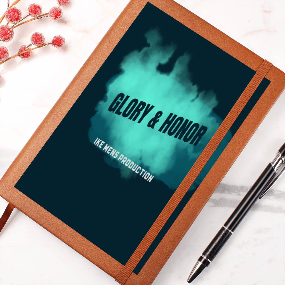 GLORY & HONOR GRAPHIC LEATHER JOURNAL