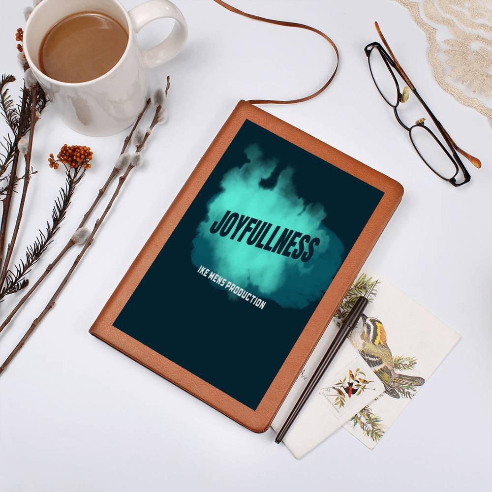 JOYFULLNESS GRAPHIC LEATHER JOURNAL