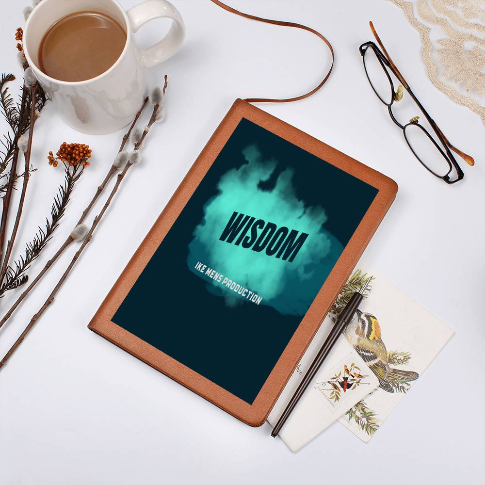 WISDOM GRAPHIC LEATHER JOURNAL