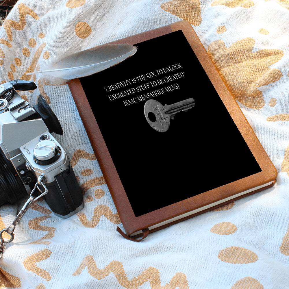 IKE MENS QUOTE GRAPHIC LEATHER JOURNAL