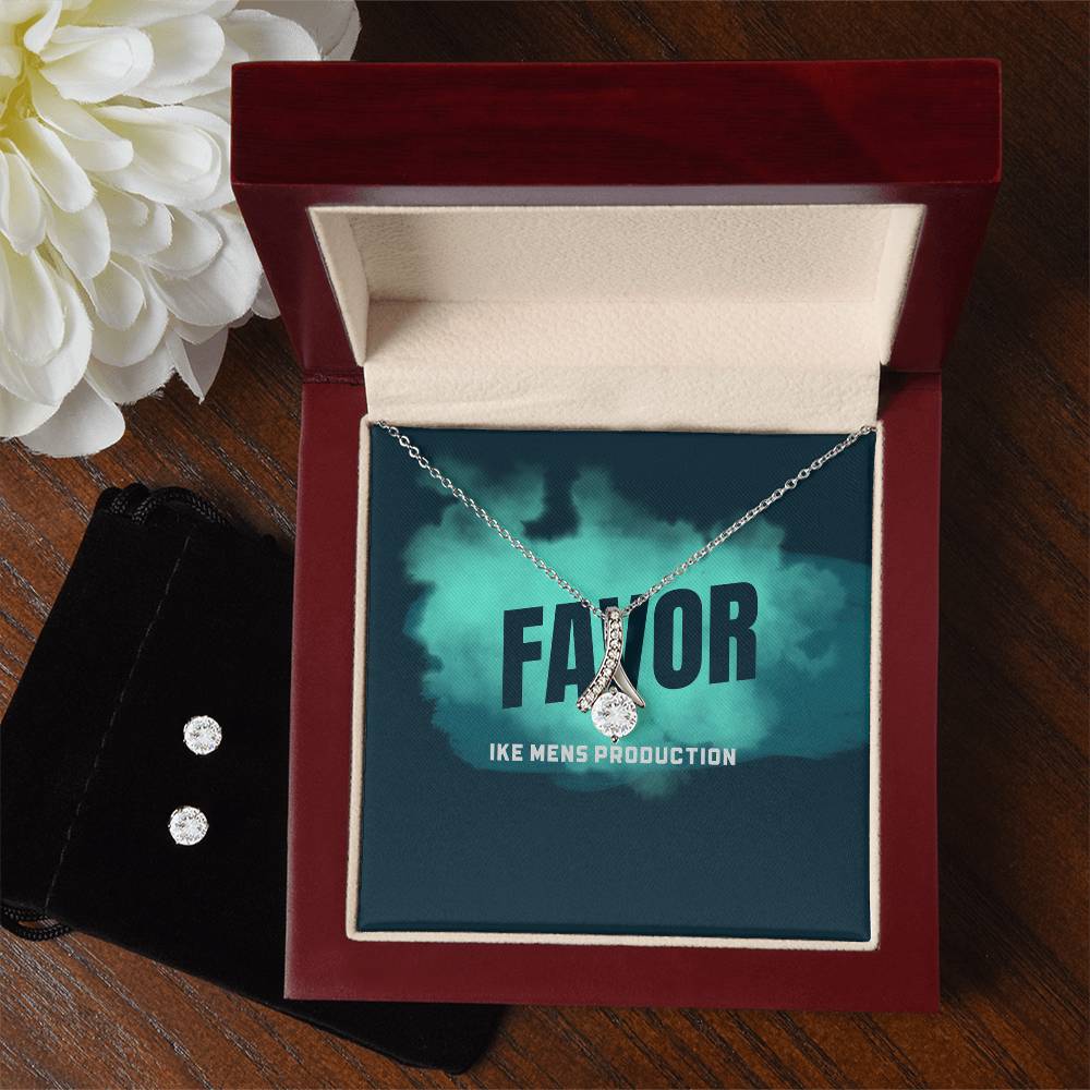 FAVOR Alluring Beauty + Clear CZ Earrings