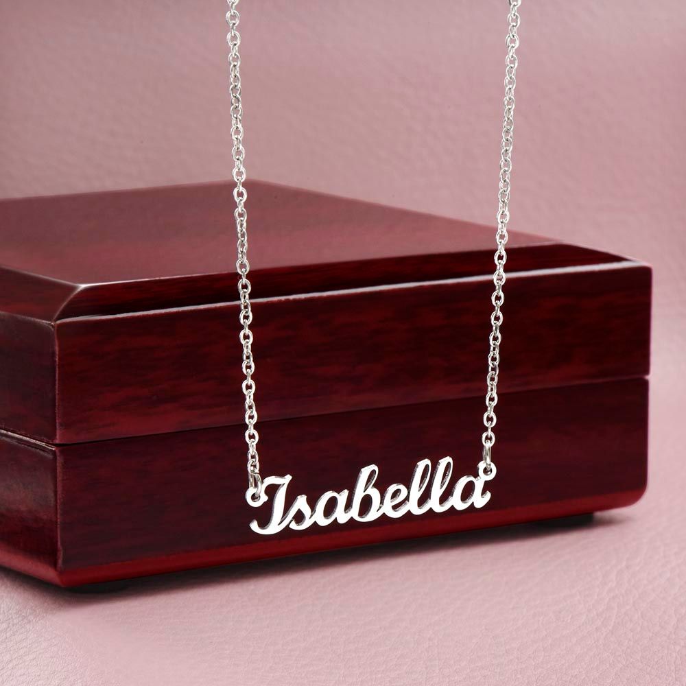 Happy Mother's Day Name Necklace