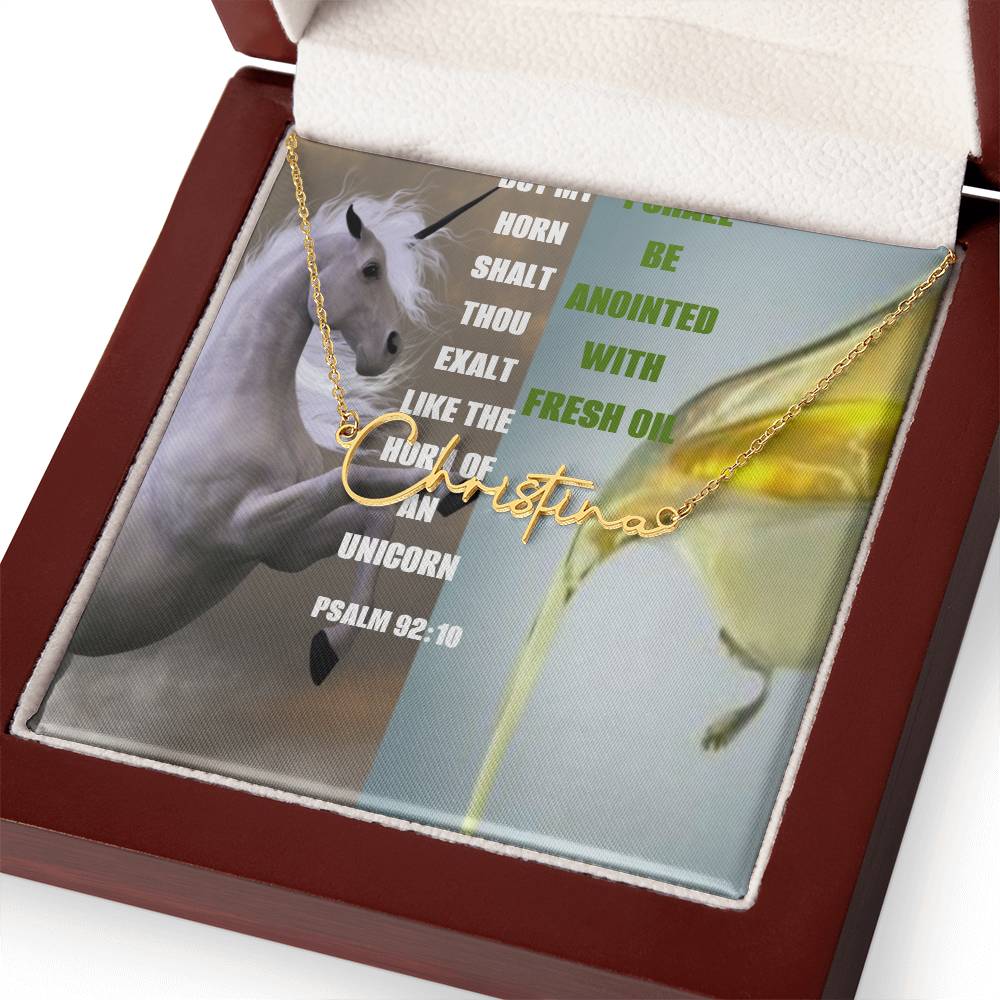 IKE MENS SCRIPTURE COLLAGE NAME ÑEÇKLACE