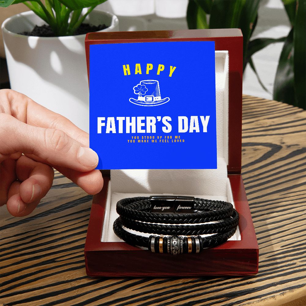 Happy Father's Day-Love You Forever Bracelet