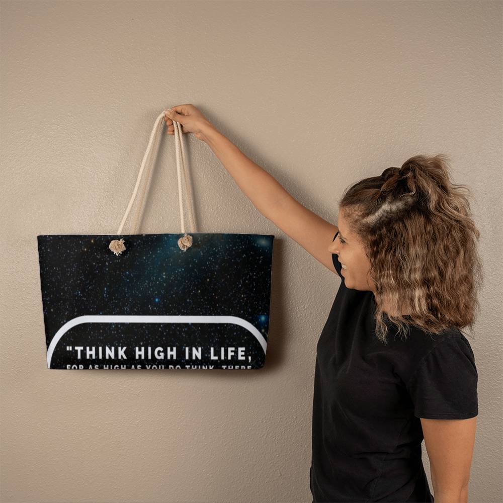 iIKE MENS Quote Weekender Tote