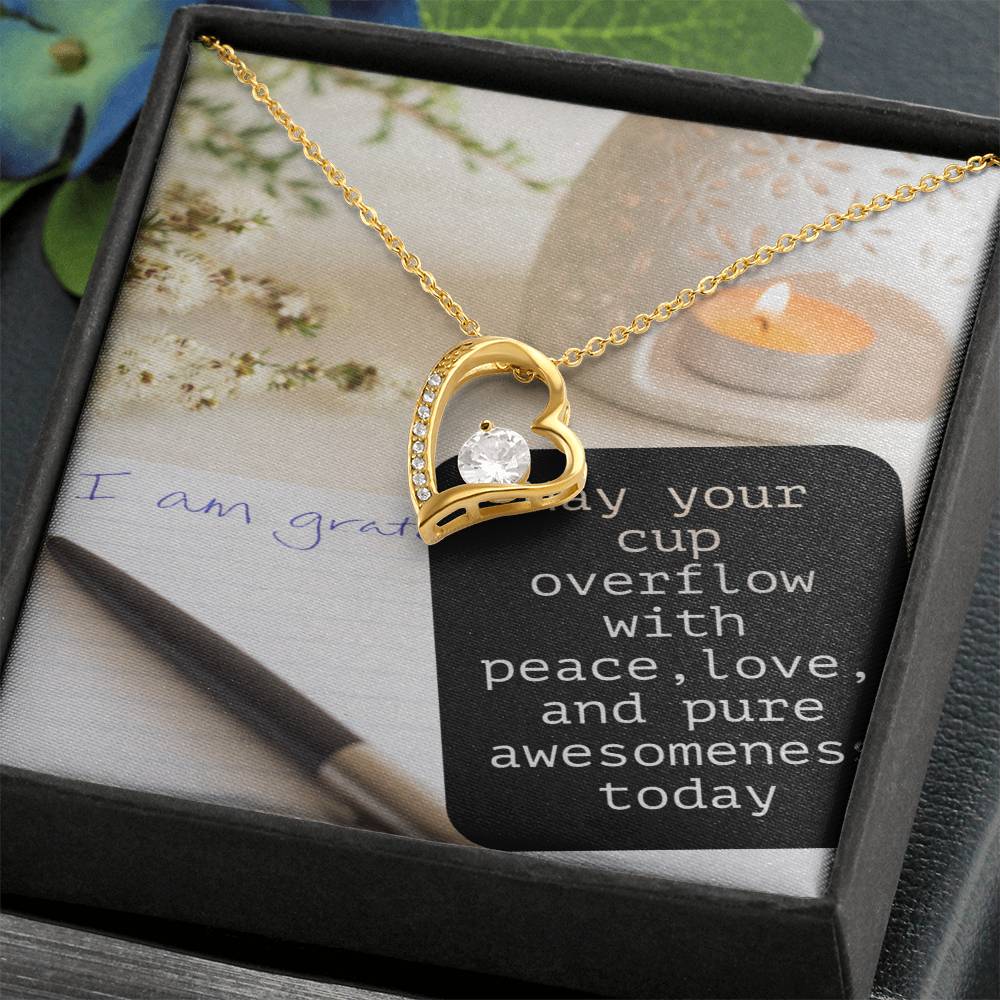 Forever Love Necklace(Peace,Love)