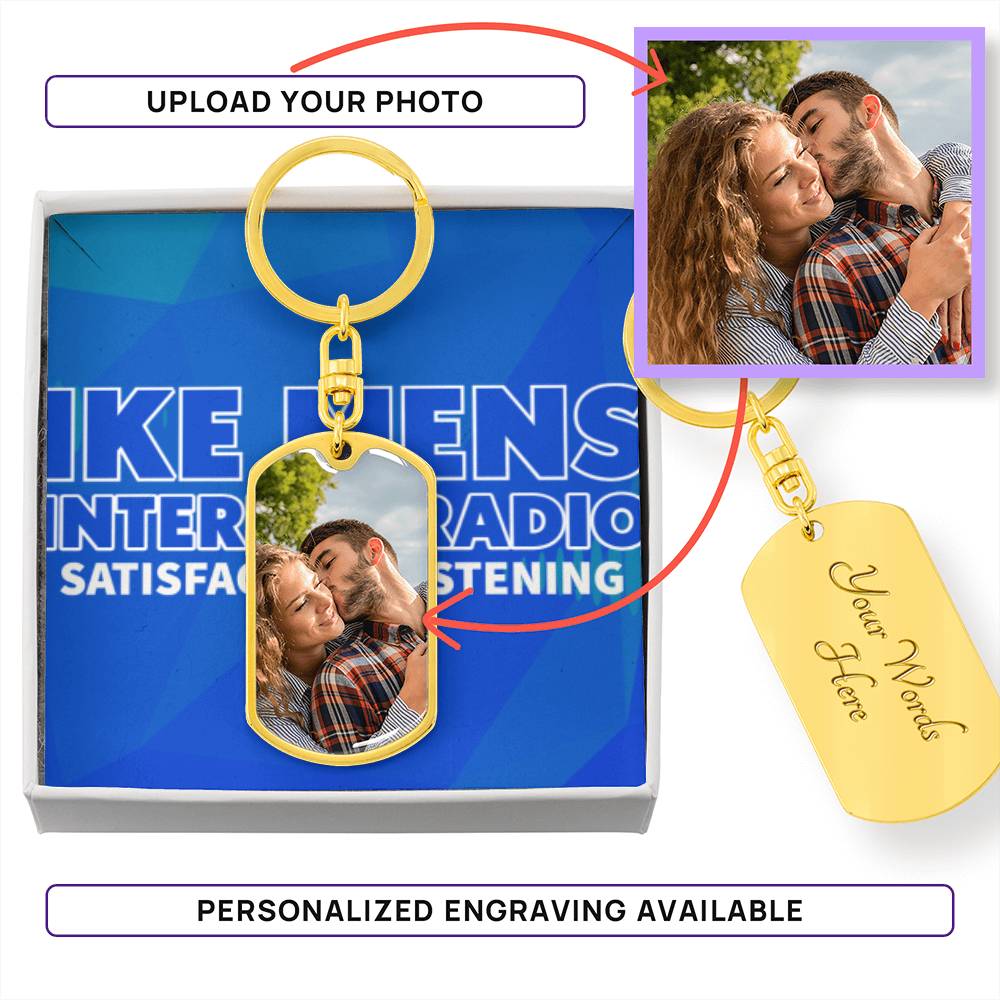 IKE MENS INTERNET RADIO KEYCHAIN