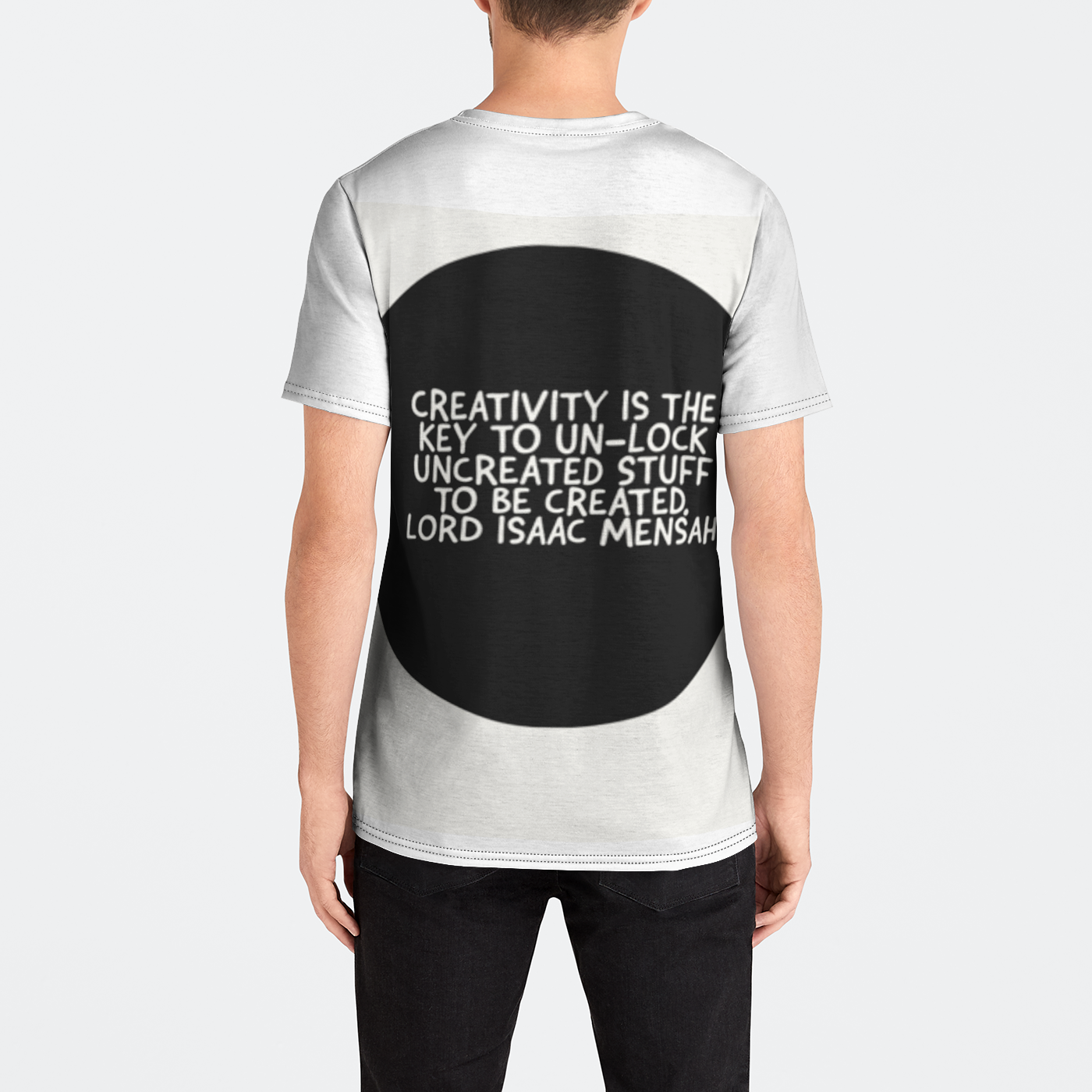 IKE MENS CREATIVITY Quote Mens Crew Tee
