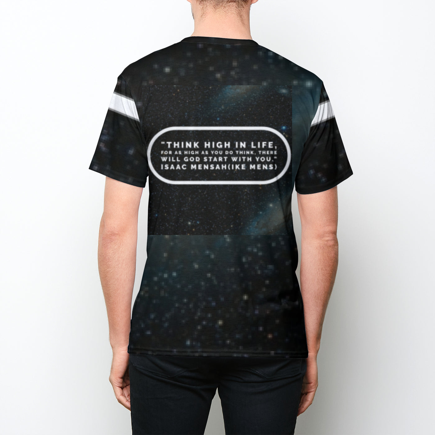 IKE MENS QUOTE THINK HIGH TEE Mens Crew Tee