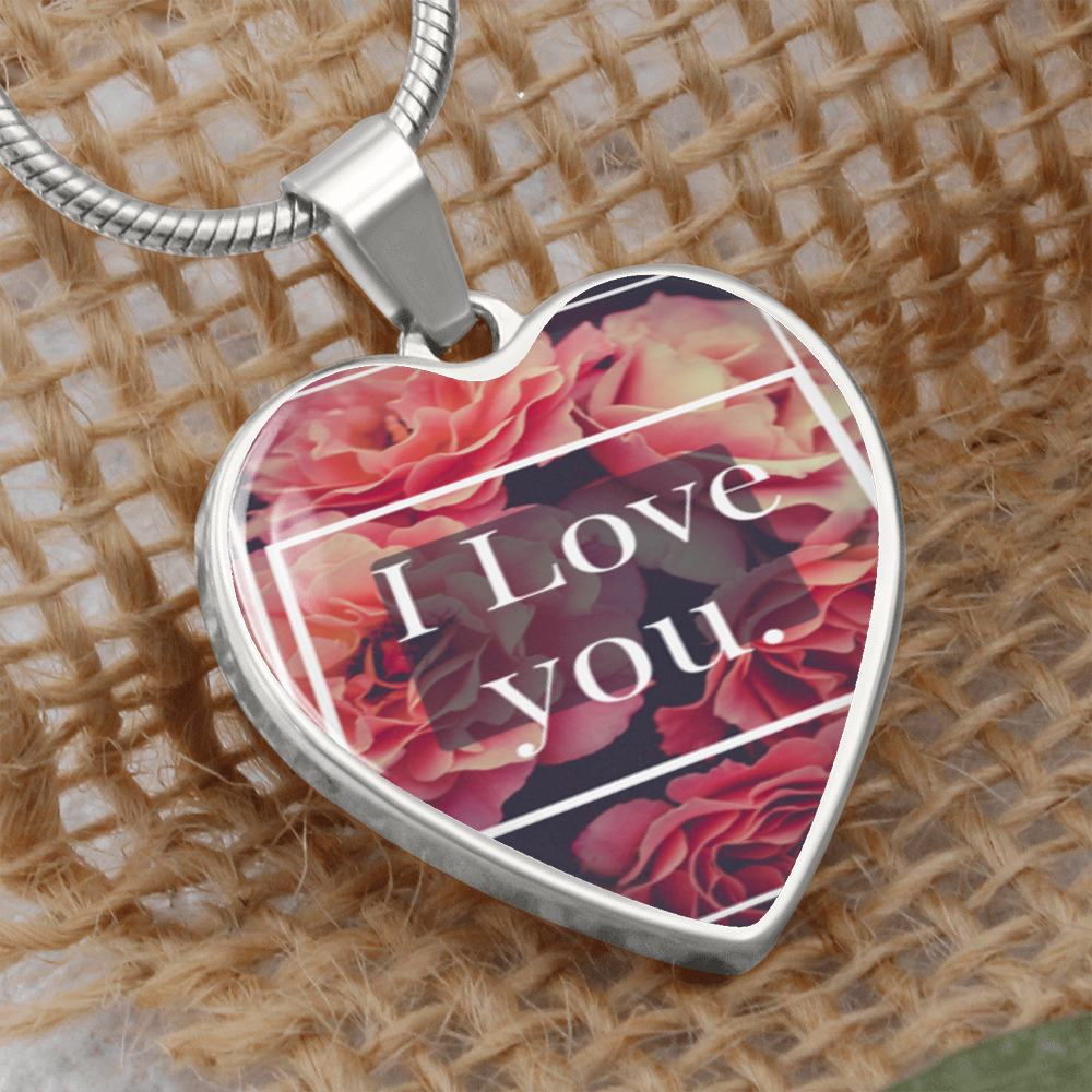I LOVE YOU HEART Pendant