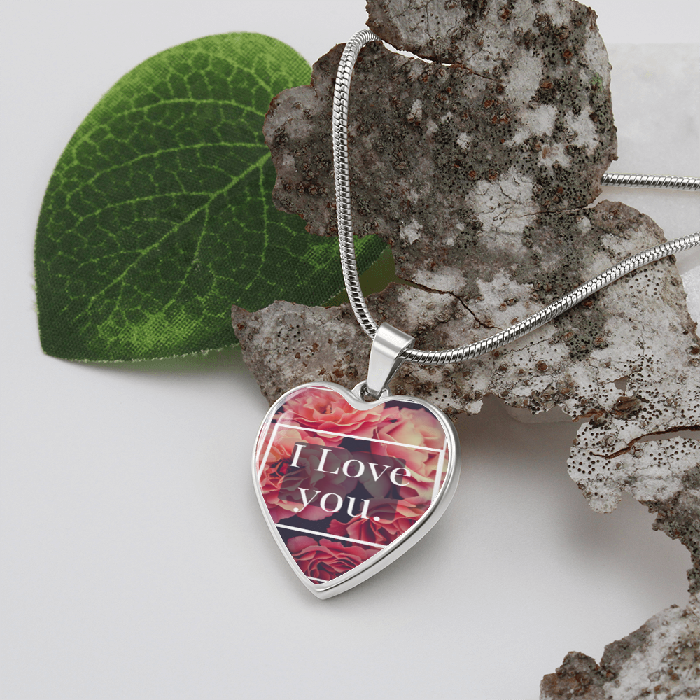 I LOVE YOU HEART NECKLACE