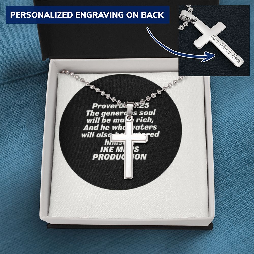 CROSS NECKLACE IN PROVERBS