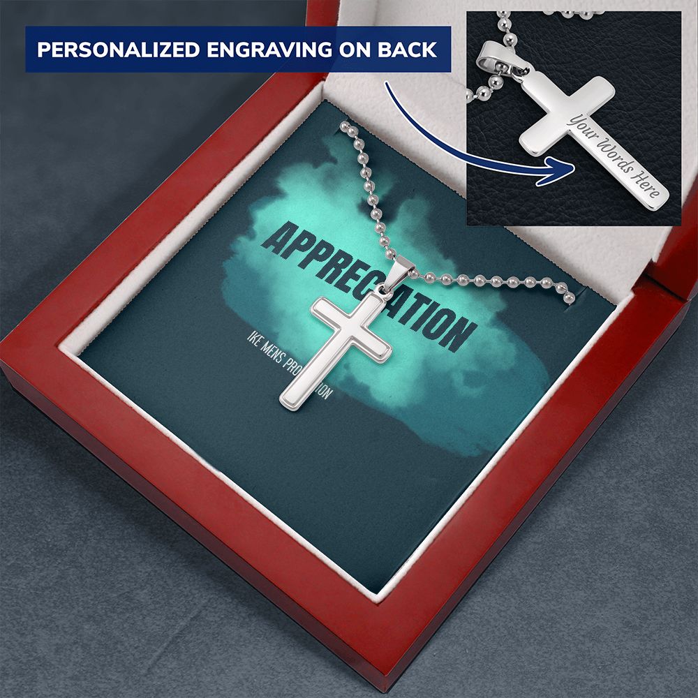 POWER OF APPRECIATION CROSS BALL NECKLACE