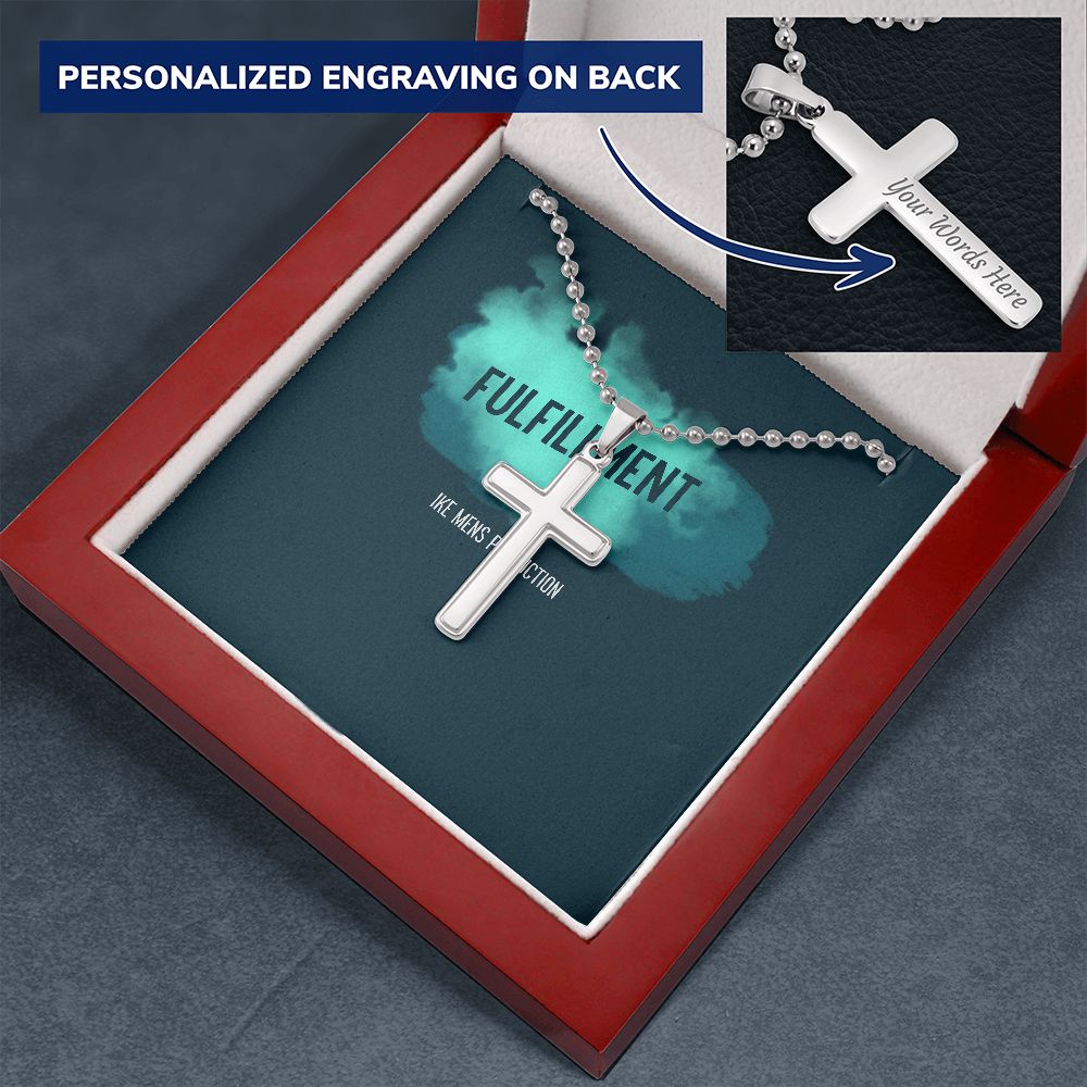 FULFILLMENT Personalized Cross Necklace