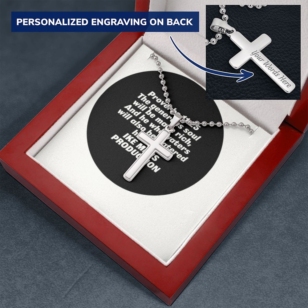 CROSS NECKLACE IN PROVERBS