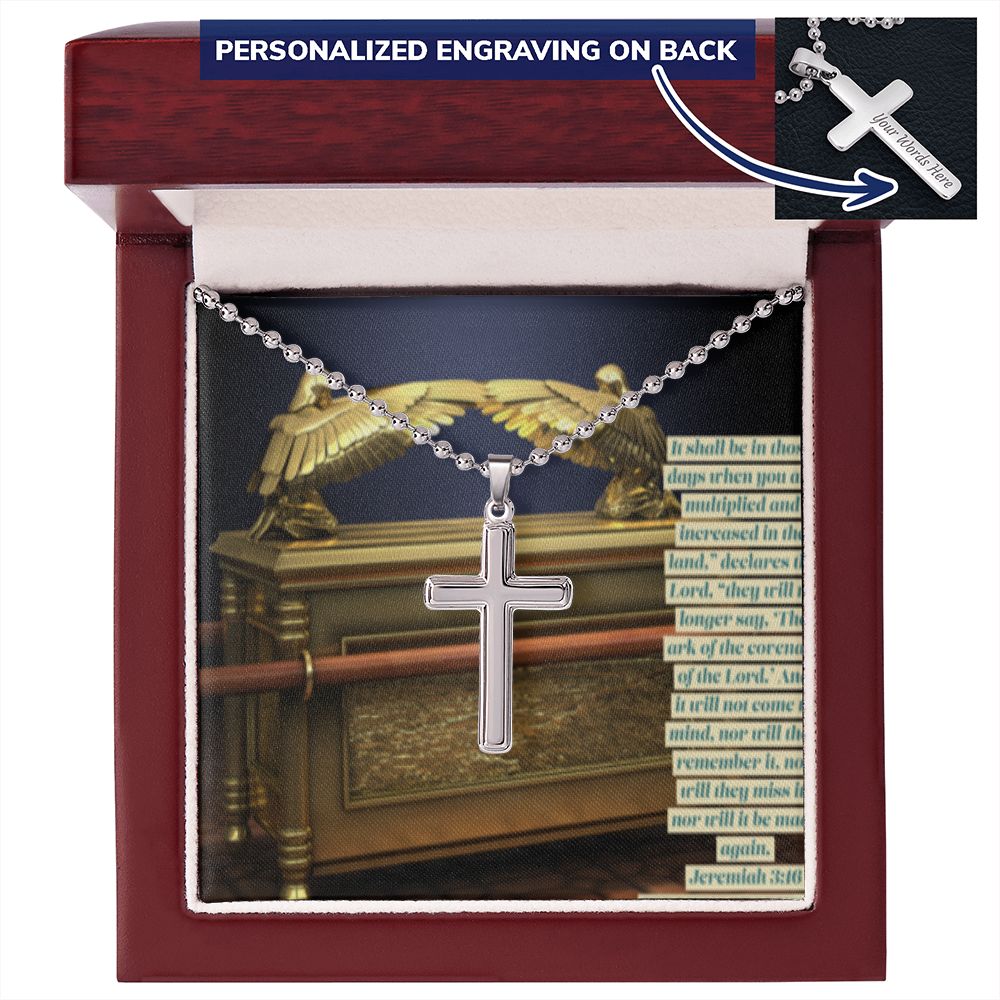 CROSS NECKLACE WITH ARK OF THE COVENANT