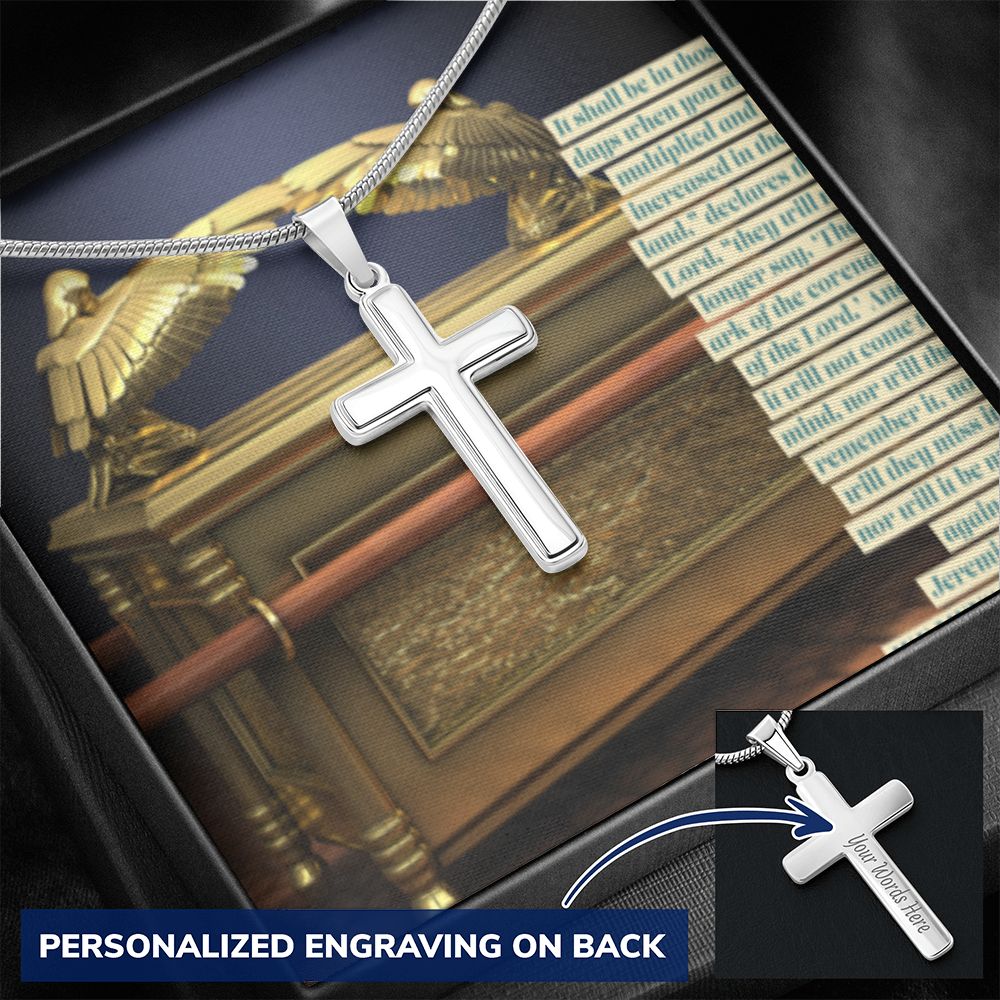 CROSS NECKLACE WITH ARK OF THE COVENANT
