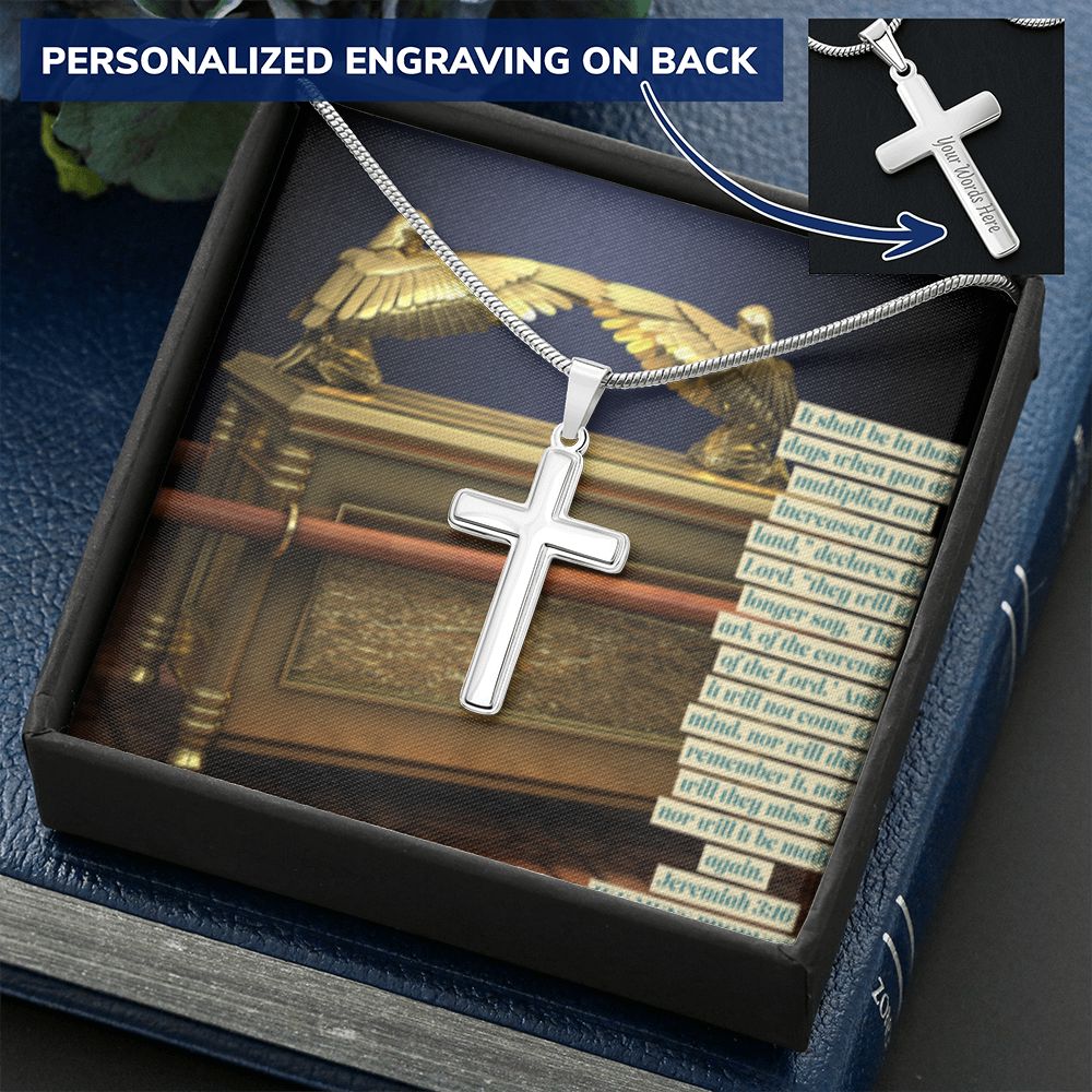CROSS NECKLACE WITH ARK OF THE COVENANT