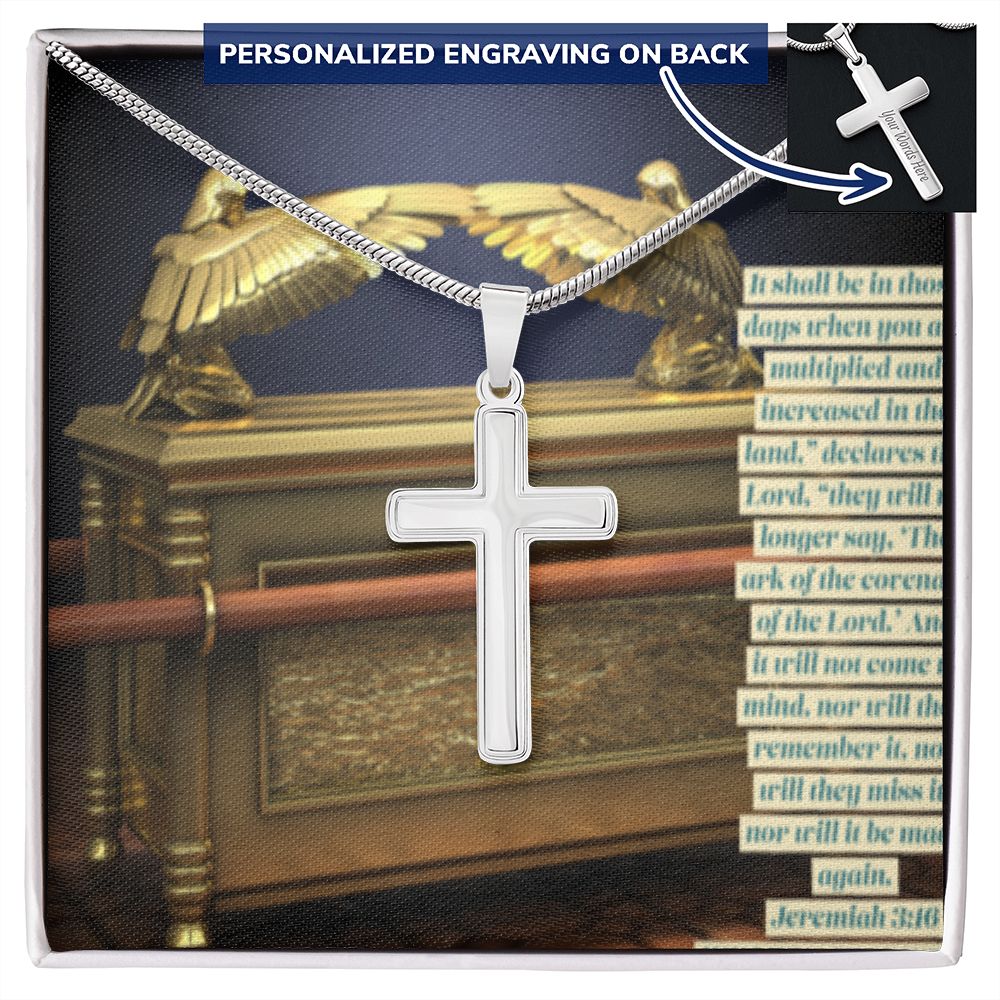 CROSS NECKLACE WITH ARK OF THE COVENANT