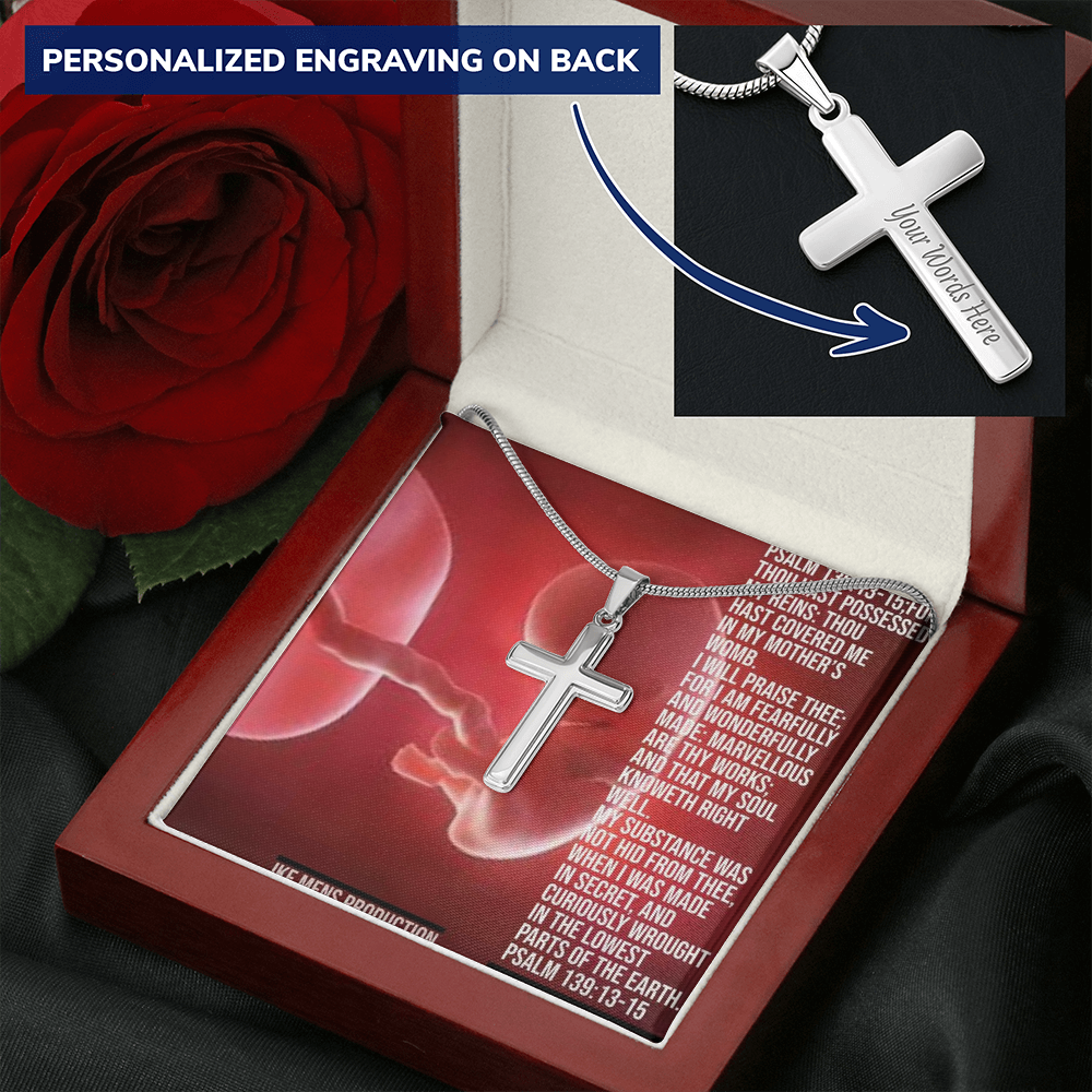 PSALM 139:13-15 CROSS