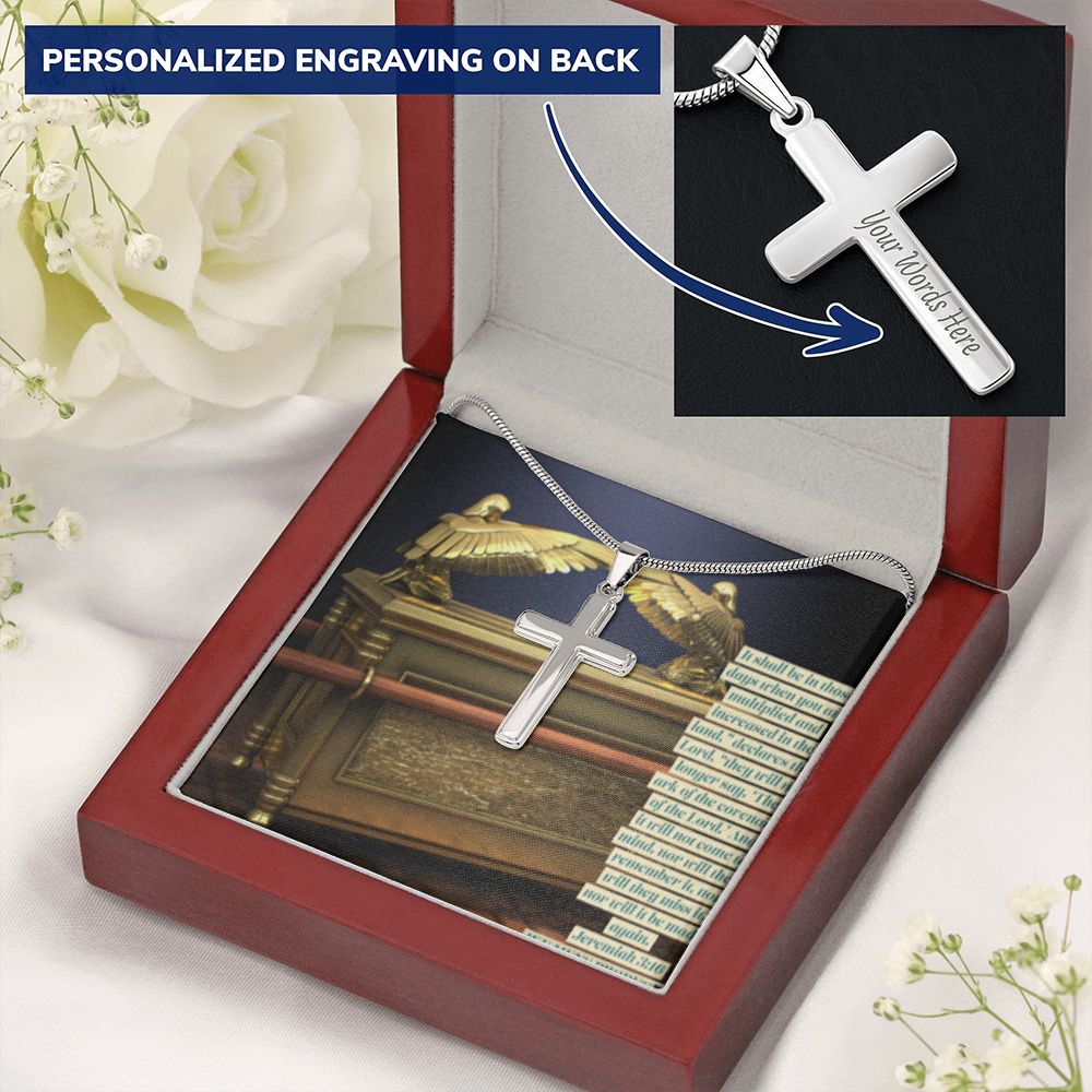 CROSS NECKLACE WITH ARK OF THE COVENANT