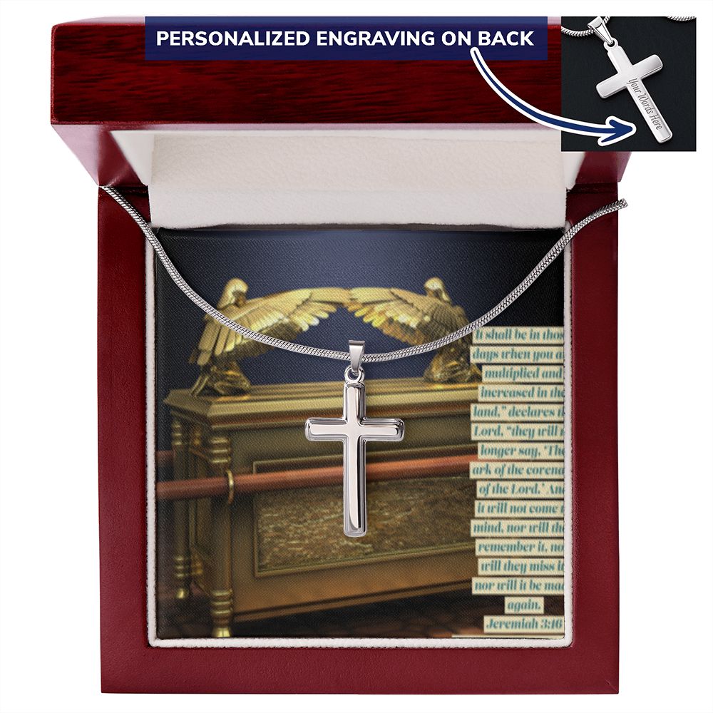 CROSS NECKLACE WITH ARK OF THE COVENANT