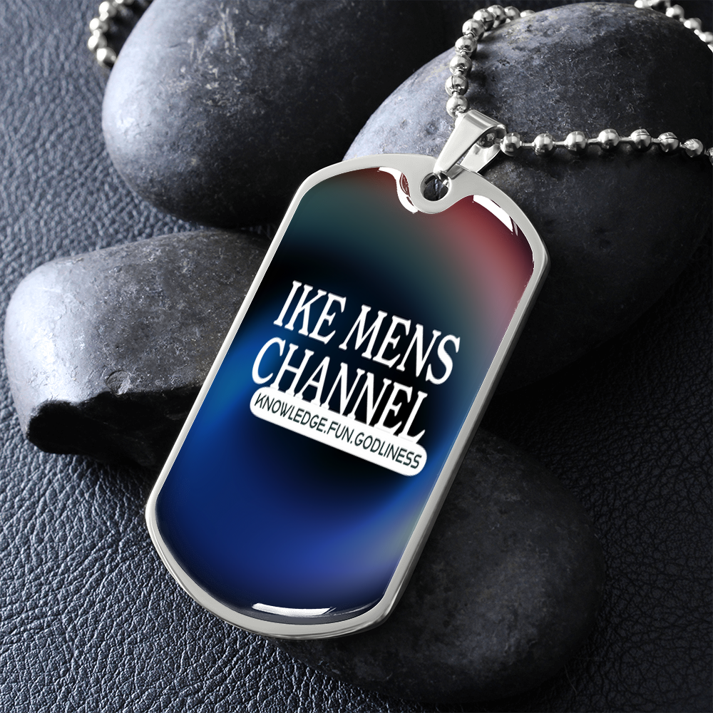 IKE MENS CHANNEL Military Necklace