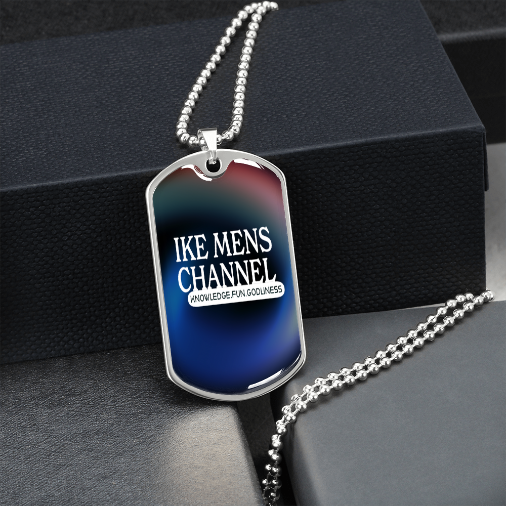 IKE MENS CHANNEL Military Necklace
