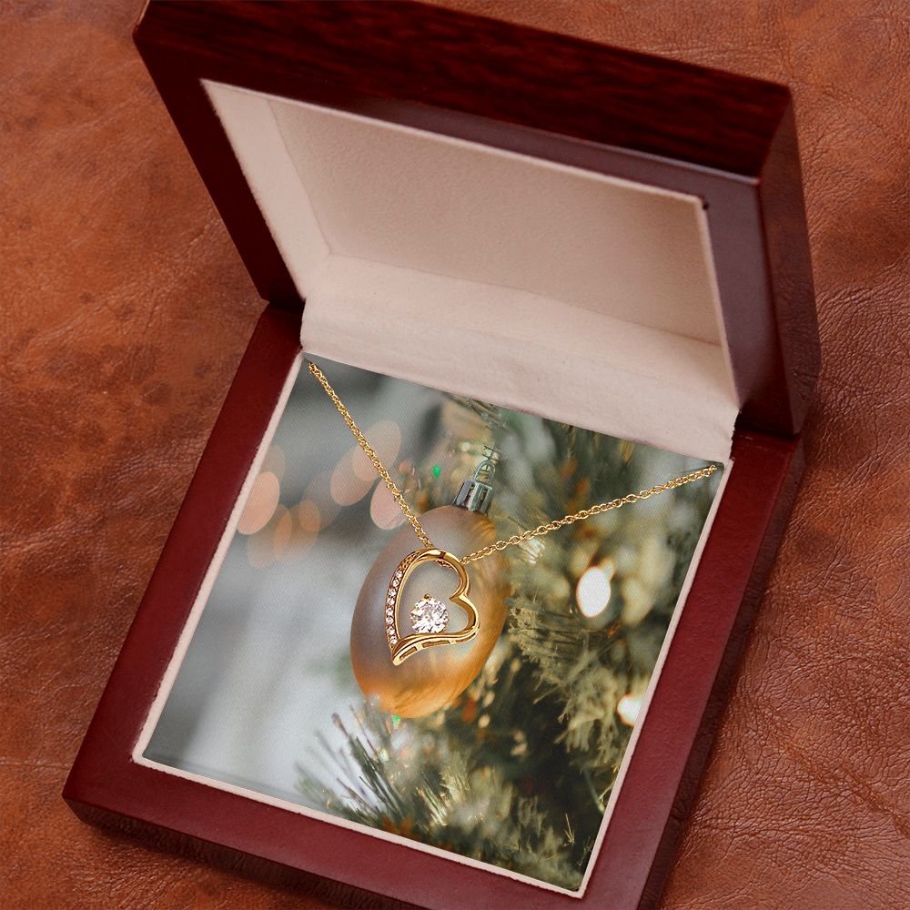 Merry Christmas Forever Love Necklace