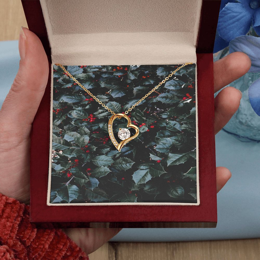 Merry Christmas Forever Love Necklace