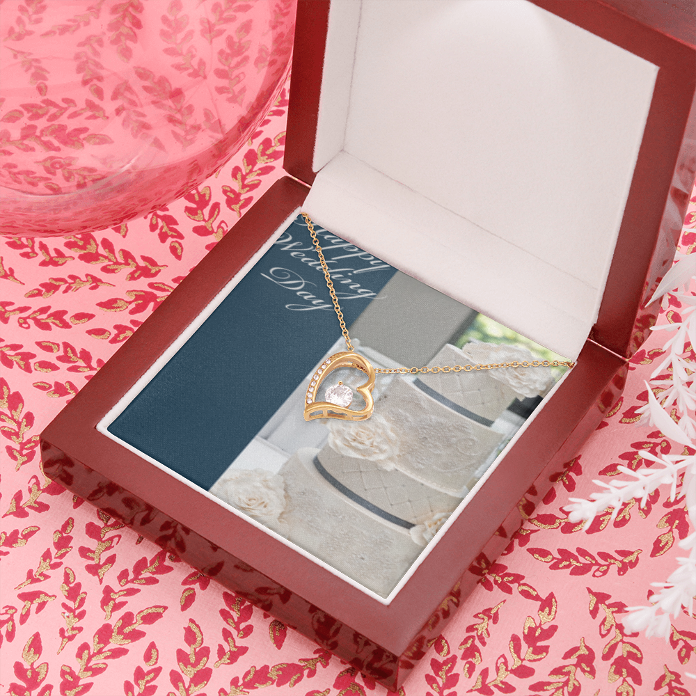 Happy Wedding Day Forever Necklace