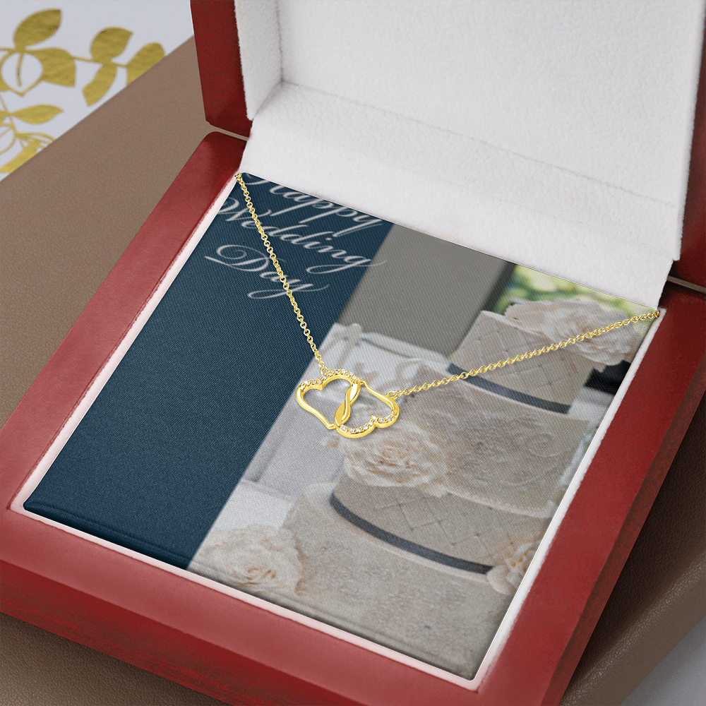 Happy Wedding Day Everlasting Love Necklace