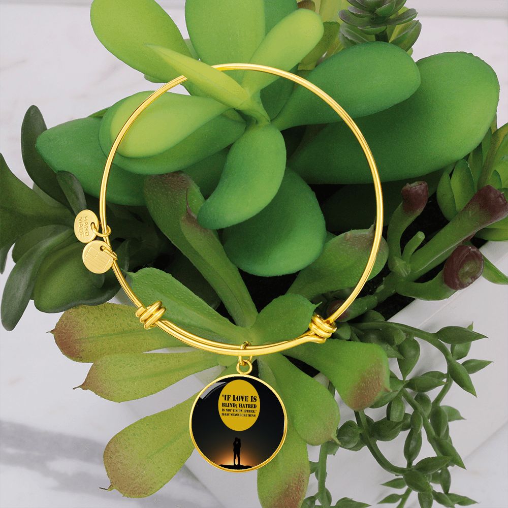 IKE MENS QUOTE CIRCLE BANGLE