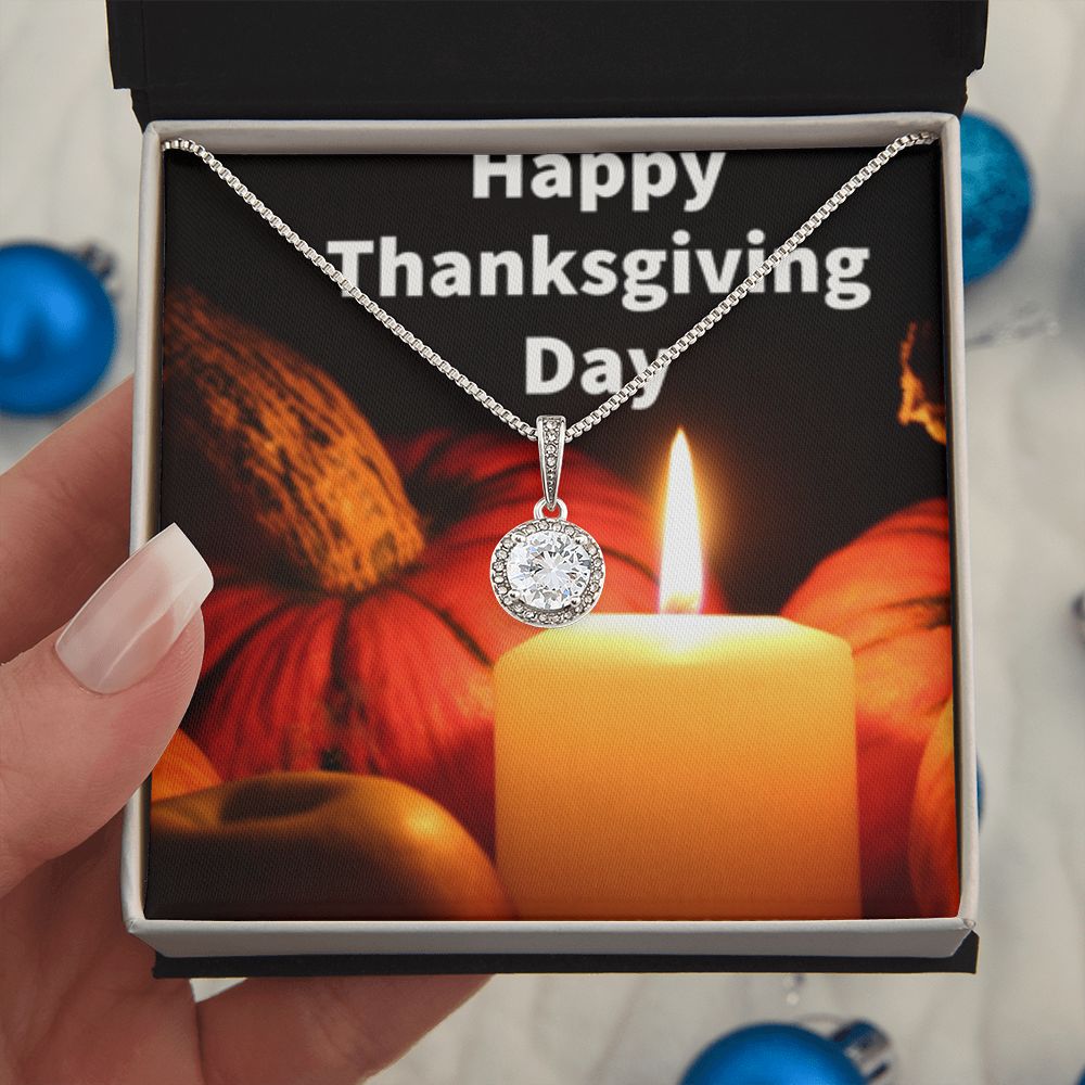 Happy Thanksgiving Day Eternal Hope Necklace