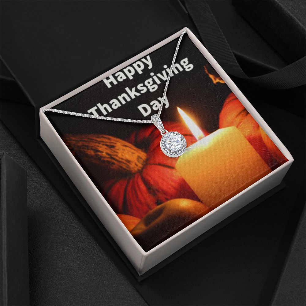 Happy Thanksgiving Day Eternal Hope Necklace