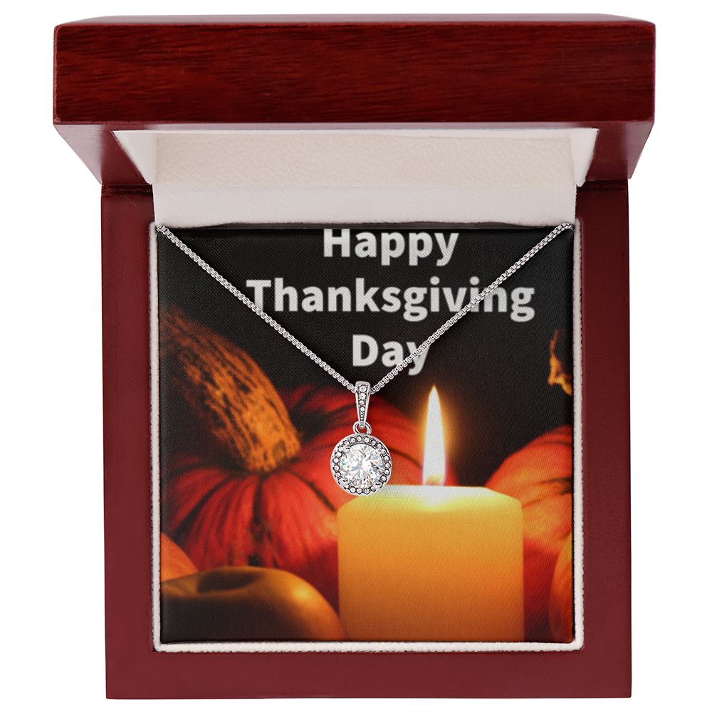 Happy Thanksgiving Day Eternal Hope Necklace
