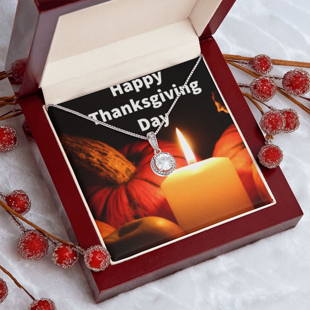 Happy Thanksgiving Day Eternal Hope Necklace
