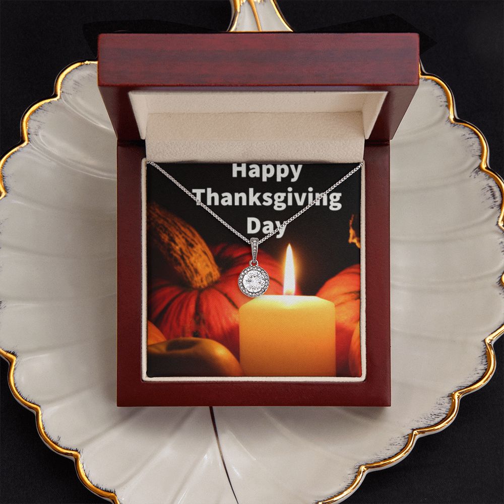 Happy Thanksgiving Day Eternal Hope Necklace