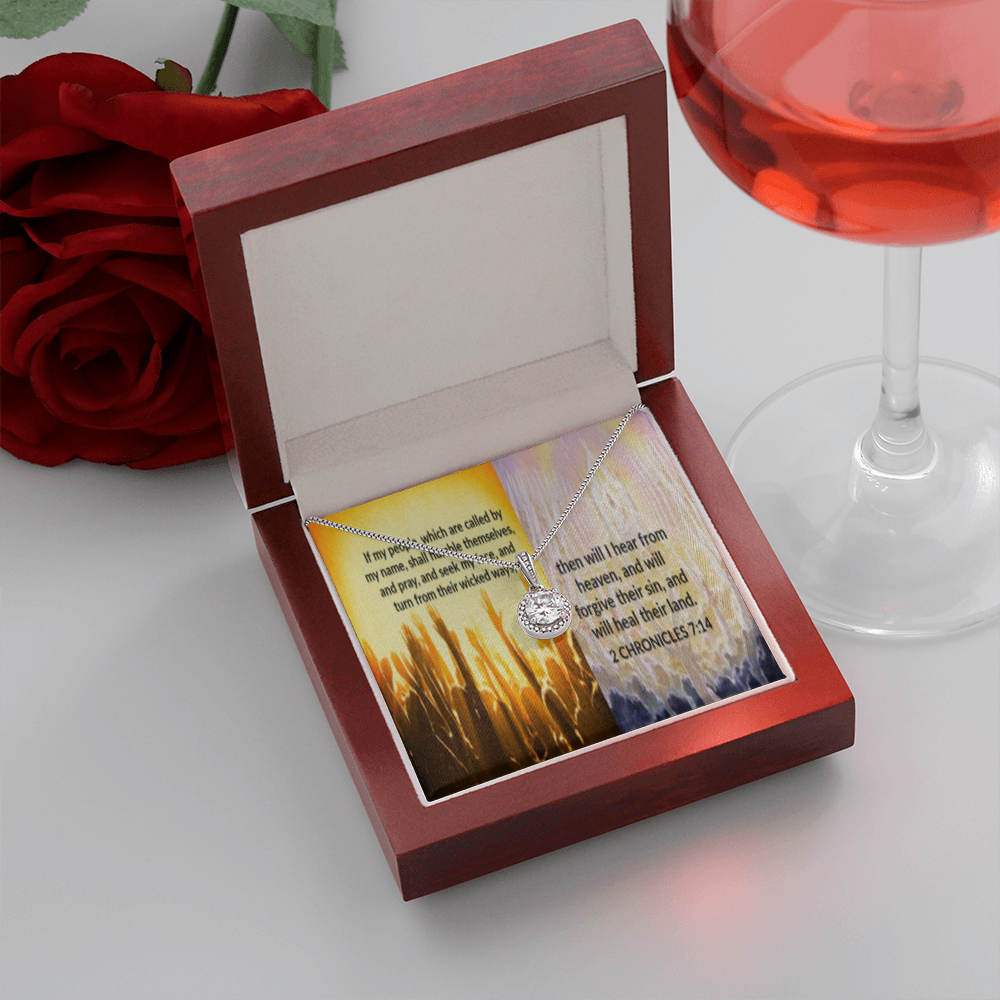 IKE MENS SCRIPTURE COLLAGE ETERNAL HOPE NECKLACE JEWELRY