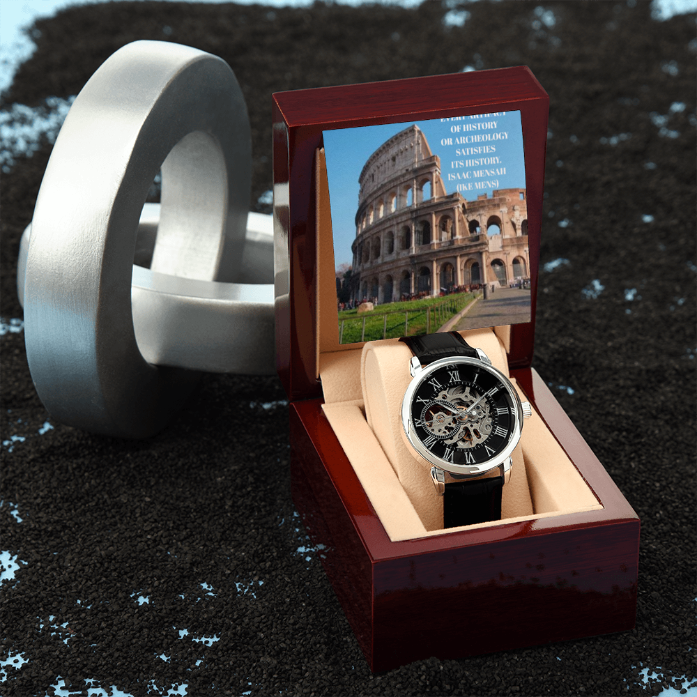 IKE MENS QUOTE OPENWORK MEN'S WATCH