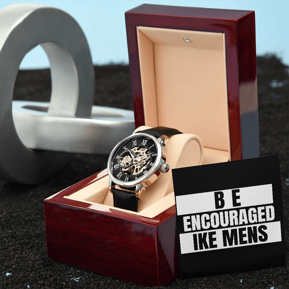 IKE MENS BE ENCOURAGED OPENWATCH MEN'S WATCH