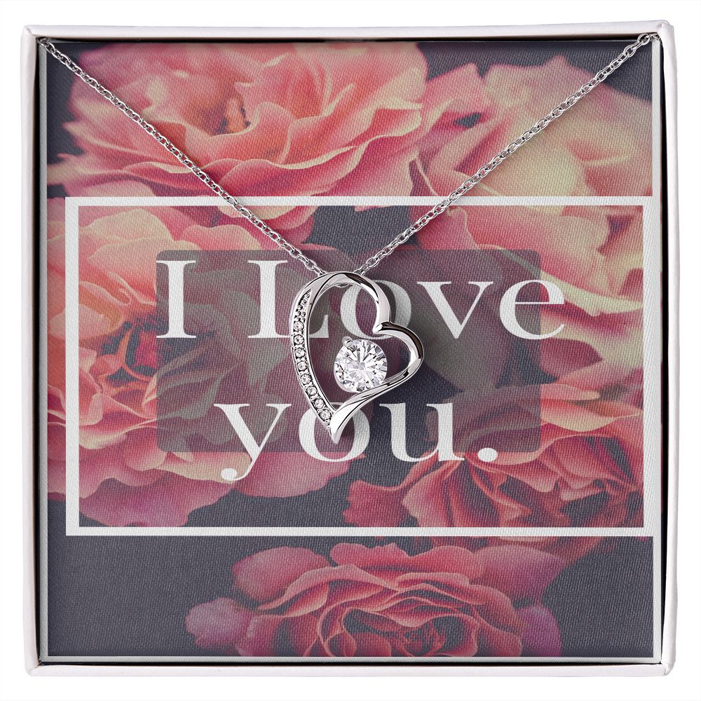 I LOVE YOU FOREVER LOVE NECKLACE