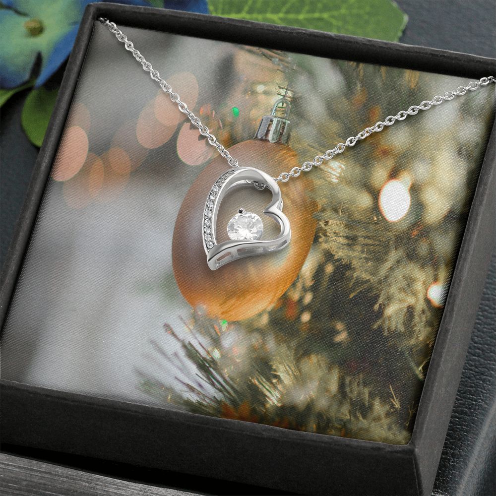 Merry Christmas Forever Love Necklace